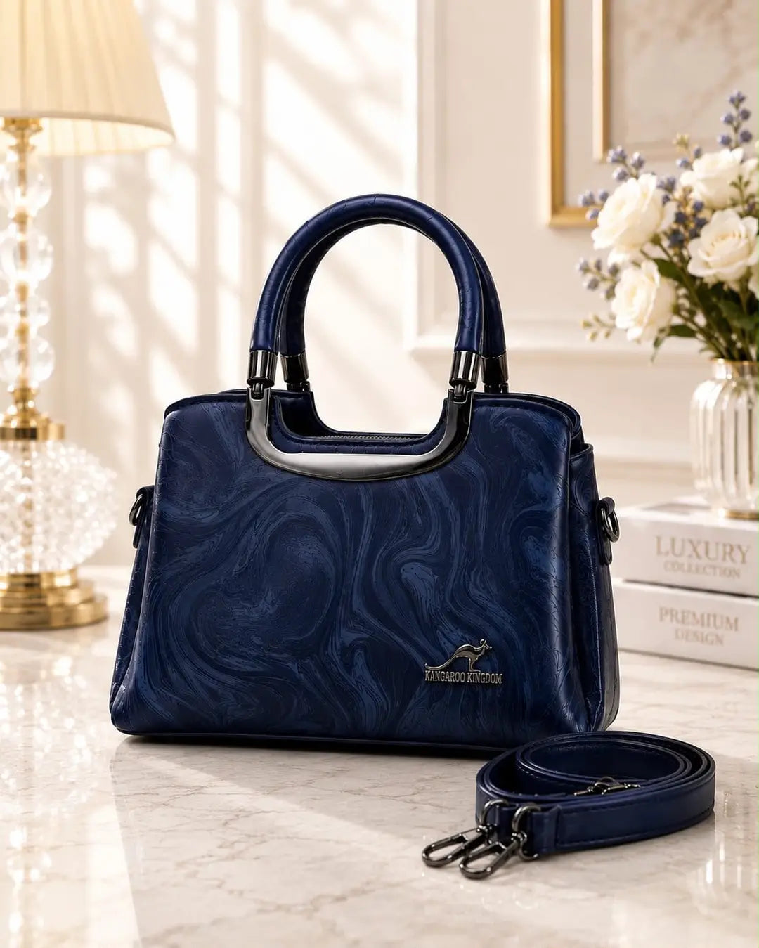 Women's Leather Plain Shoulder Bag