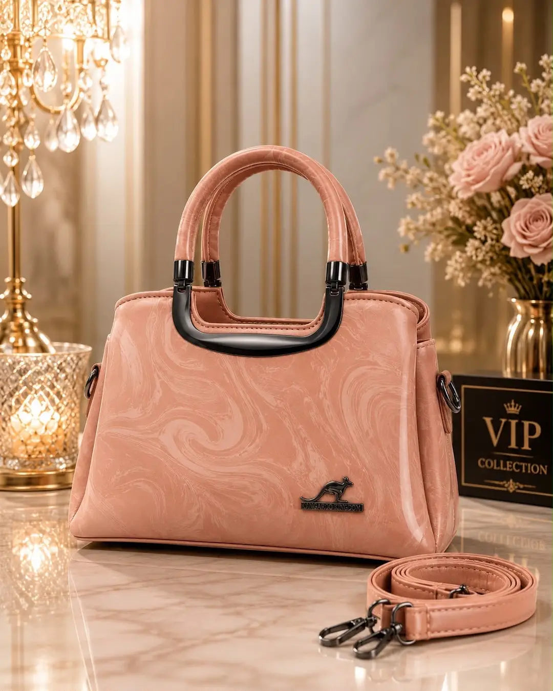 Women's Leather Plain Shoulder Bag