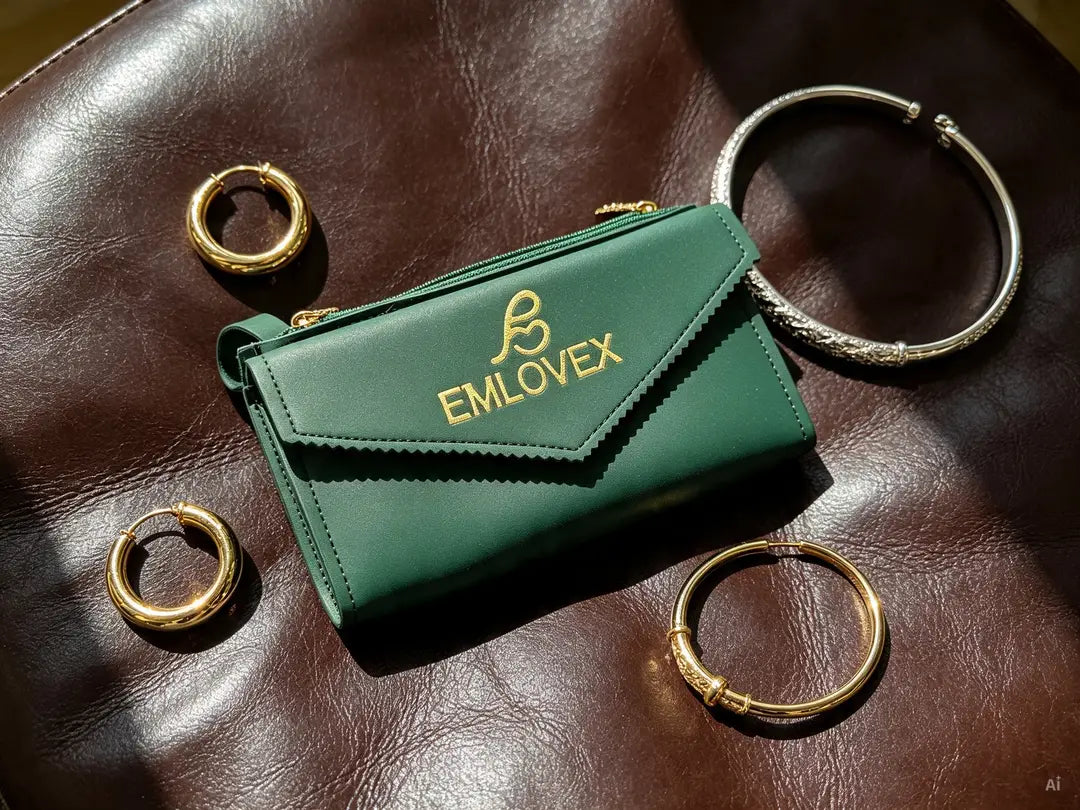 Women's PU Leather Plain Wristlet