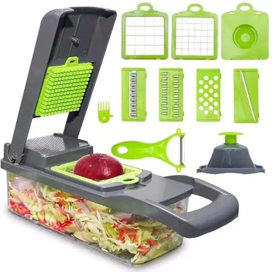 Multi-Function Vegetable Slicer with 7 Blades Set